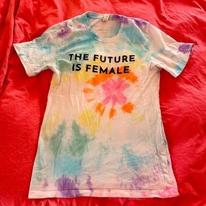 Tie Dye "The Future Is Female" Tee